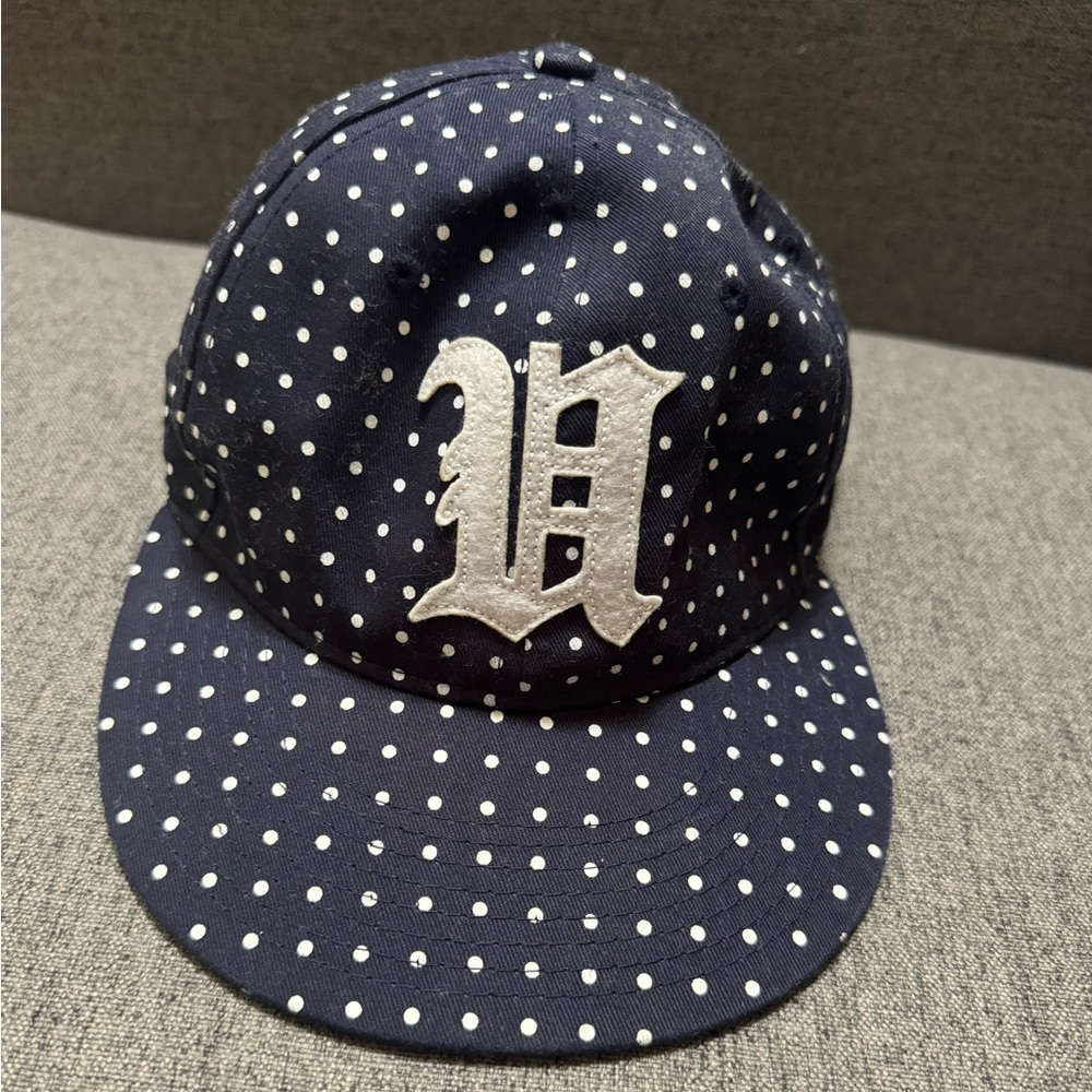 UNDFTD HAT - blue with white dots
